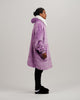 ONY Furlined Hoodie Blanket - Purple